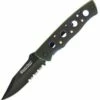 Smith and Wesson S&W ExtremeOps Framelock, Black Finish Stainless Blade, Combo Edge