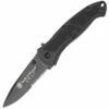 Smith and Wesson Smith & Wesson Medium SWAT MAGIC Spring Assist Knife, Combo Edge