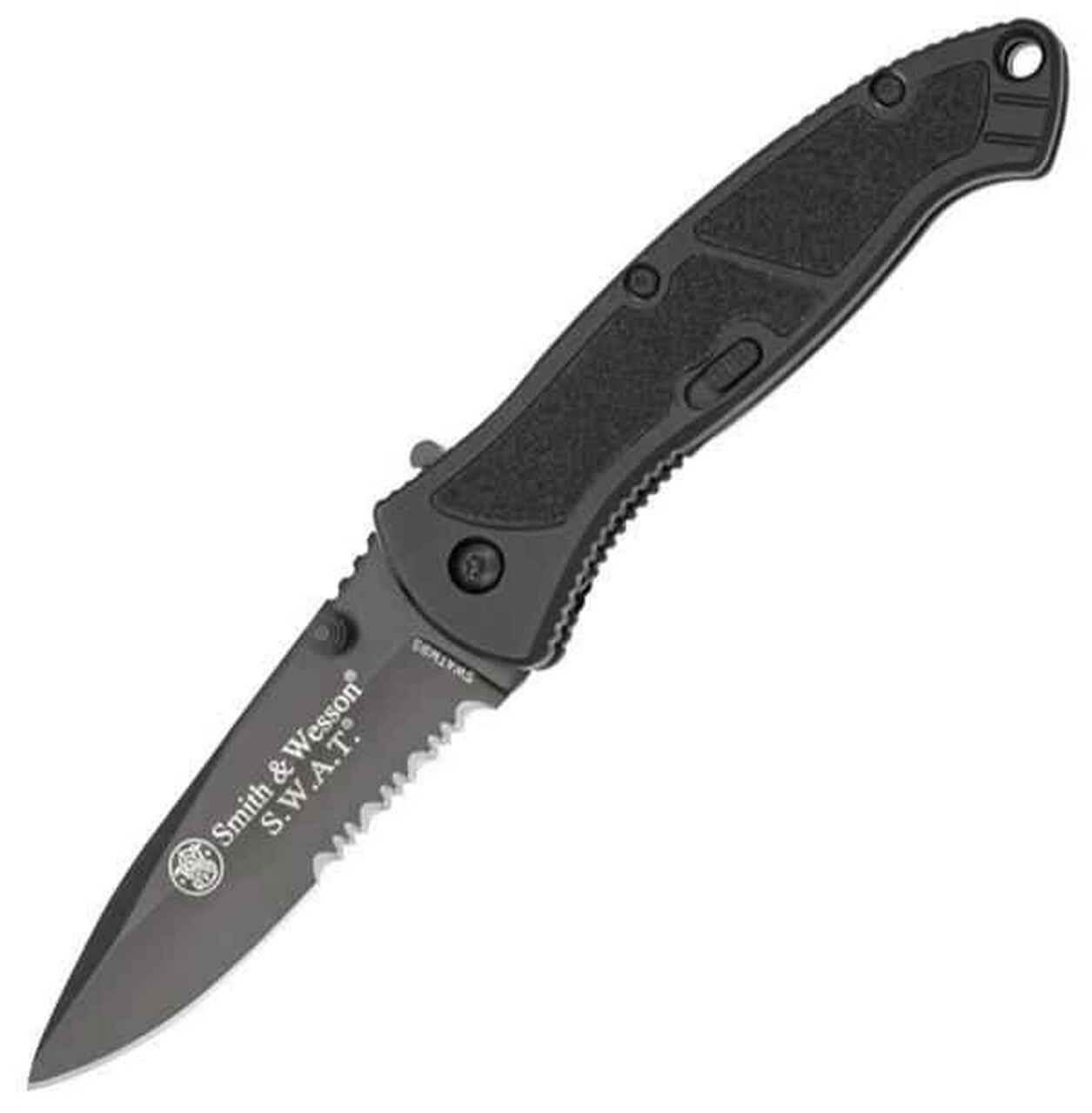 Smith and Wesson Smith & Wesson Medium SWAT MAGIC Spring Assist Knife, Combo Edge 1 Smith and Wesson Smith & Wesson Medium SWAT MAGIC Spring Assist Knife, Combo Edge