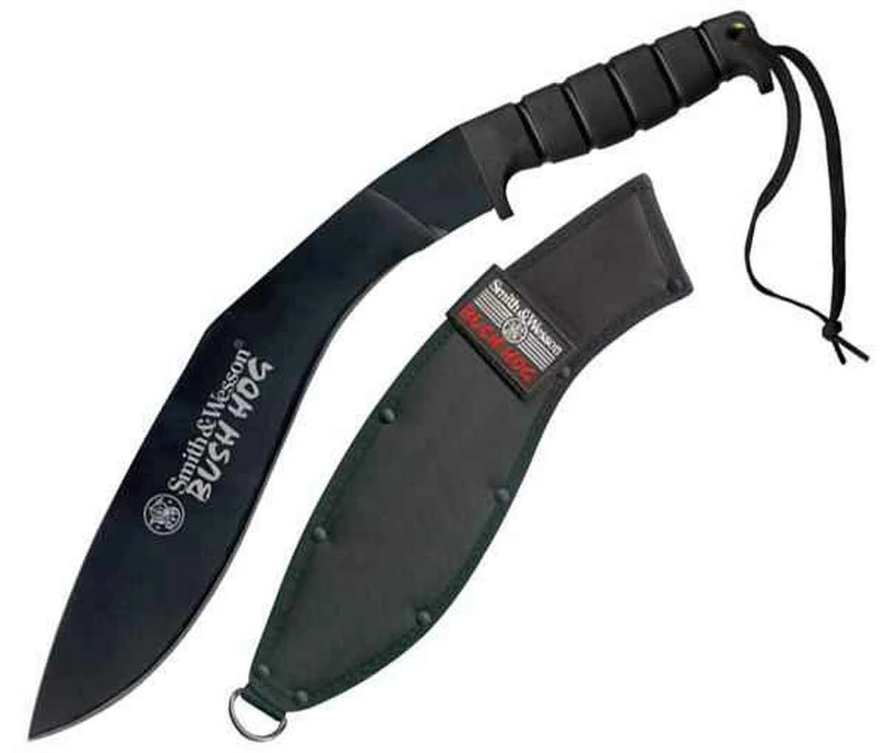 Smith and Wesson Smith & Wesson Bush Hog Kukri, 16 3/4" overall, w/ Black Cordura Belt Sheath 1 Smith and Wesson Smith & Wesson Bush Hog Kukri, 16 3/4" overall, w/ Black Cordura Belt Sheath