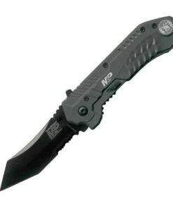 Smith and Wesson Smith & Wesson Military & Police MAGIC Assisted, 2.9" Black Combo, Scoop Back Tanto Blade