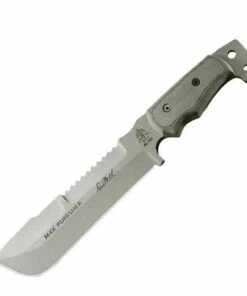 Tops M4X Punisher, Black Micarta Handle, Gray Blade