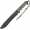 Tops Armageddon, Black Micarta, Black Ballistic Nylon sheath w/ Kydex Liner