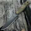 TOPS Knives, Baja 4.5, Green Canvas Micarta Handle
