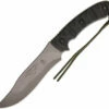 Tops Longhorn Bowie, 6 3/4" Black River Wash Blade, Rocky Mountain Tread Handle