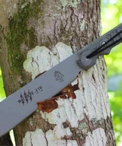 TOPS Machete .170, 1095 High Carbon RC 56-58, Black Linen Micarta Handle