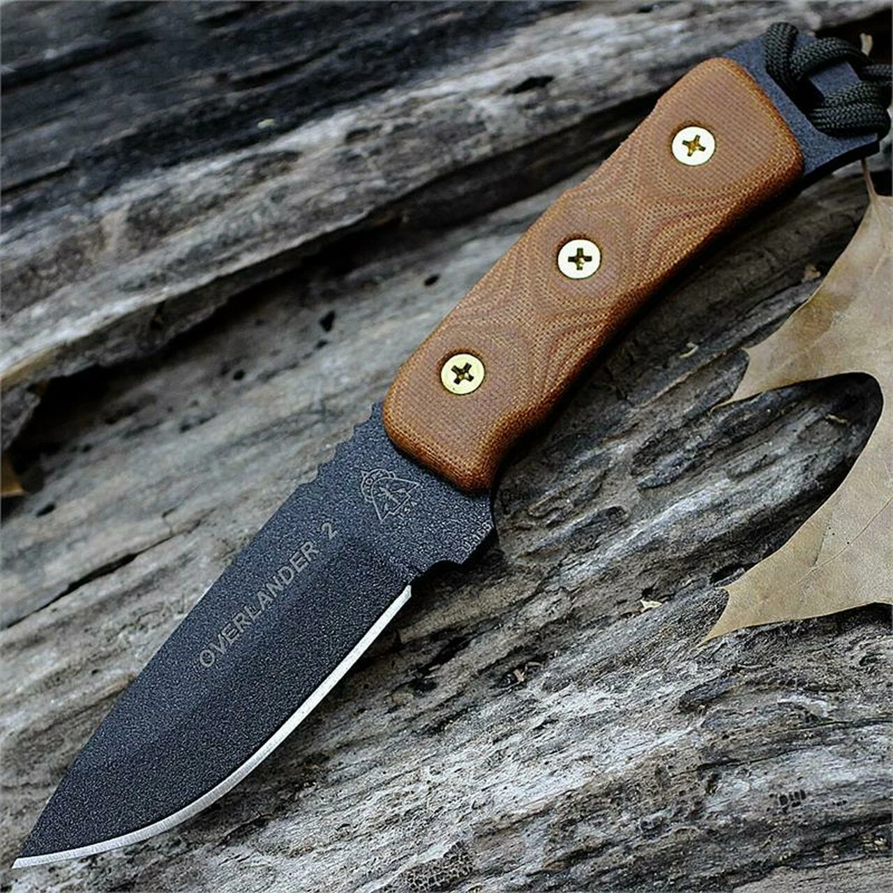 Tops Overlander 2, 4 in. 1095 Blade Steel, Tan Micarta Handle, Overall Length 8.25" 1 Tops Overlander 2, 4 in. 1095 Blade Steel, Tan Micarta Handle, Overall Length 8.25"