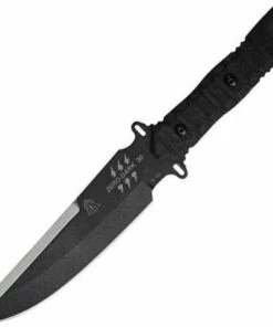 Tops Zero Dark 30, Black Micarta Handle, w/ Ballistic Nylon Sheath
