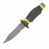 Underwater Kinetics Clip point Dive Knife Blue Tang Titanium, Black and Yellow Handle