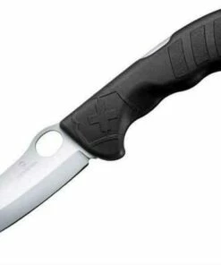 Victorinox Swiss Army Hunter Pro, Plain Edge, Black Handle