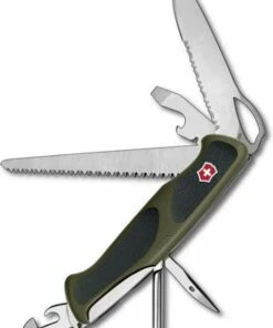 Victorinox Swiss Army Delemont Rangergrip 178, Black and Olive Drab Zytel Handle
