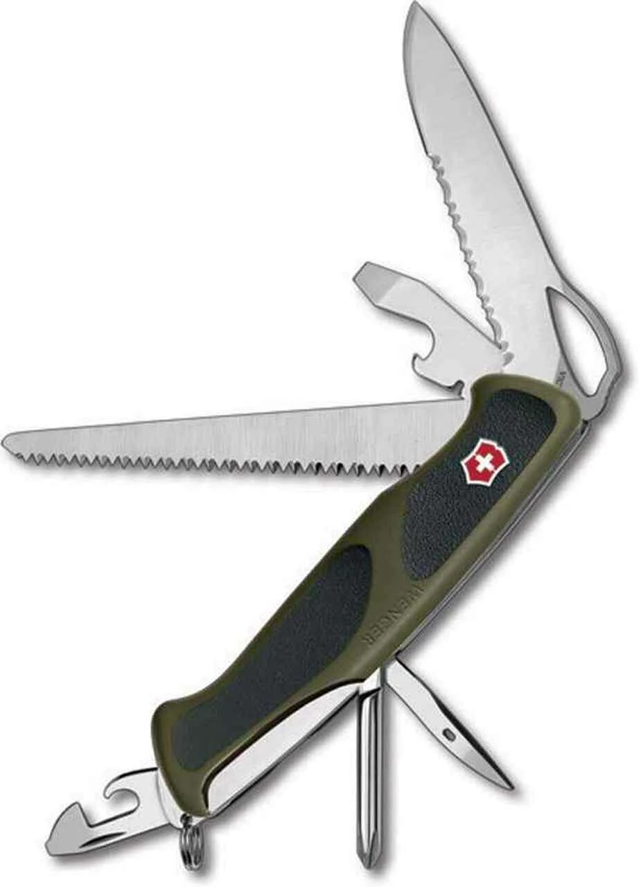 Victorinox Swiss Army Delemont Rangergrip 178, Black and Olive Drab Zytel Handle 1 Victorinox Swiss Army Delemont Rangergrip 178, Black and Olive Drab Zytel Handle