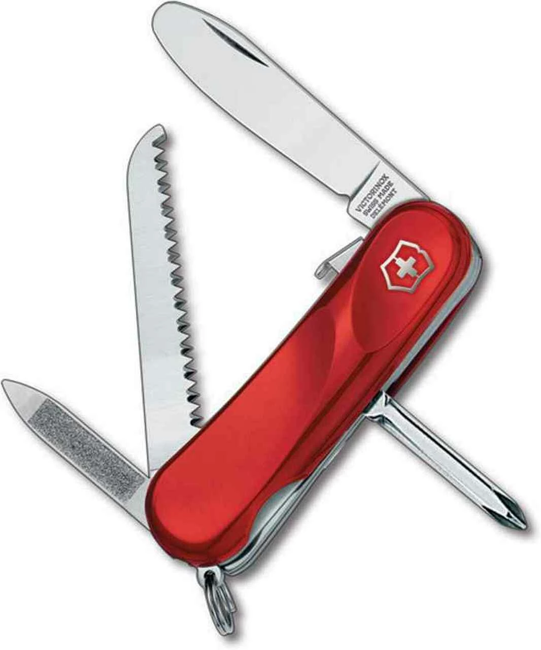 Victorinox Swiss Army Delemont Junior 09, Red Zytel Handle 1 Victorinox Swiss Army Delemont Junior 09, Red Zytel Handle