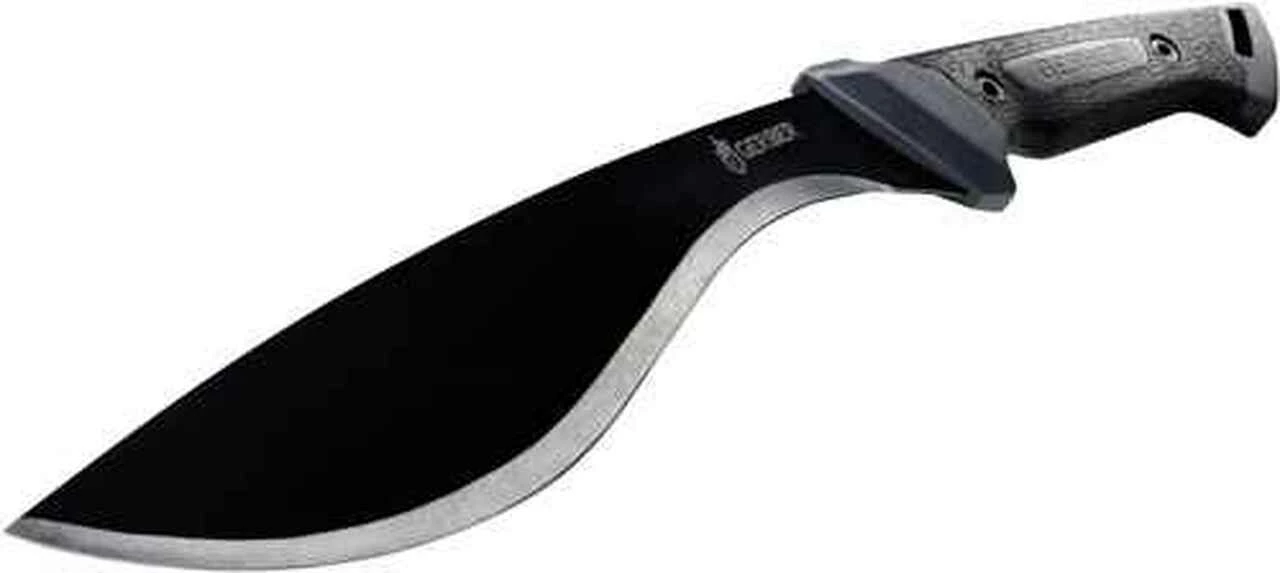 Gerber Gator Kukri Machete, Gator Grip Handle, Nylon Sheath 1 Gerber Gator Kukri Machete, Gator Grip Handle, Nylon Sheath