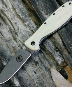 BRK Zancudo Folder, Stonewash Blade, Desert Tan Handle, Design by Esee Knives