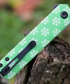 Kansept Knives Kansept Foosa - Green Snowflake G-10 (3.3" Blk 154CM) 2020T5 -Buck Knives Sales kx2020t5.2 59481.1638898658