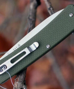 Ruike Criterion Collection L11G, 3.35" 12C27 Plain Blade, Green G-10 Handle -Buck Knives Sales l11g.2 14272.1566585969