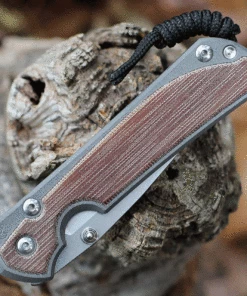 Chris Reeve Large Sebenza 31 - Natural Micarta (3.6" S45VN SW Drop Point) L31-1212 -Buck Knives Sales l31 1212.3 39748.1635516737