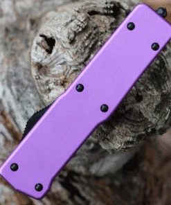 Templar Knife Co. Templar Premium Lightweight Small OTF -Alum. Purple (3" D2 Blk Drop Point) SA-AP-32-1 -Buck Knives Sales laap.1 28904.1635532965