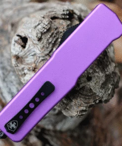 Templar Knife Co. Templar Premium Lightweight Small OTF -Alum. Purple (3" D2 Blk Drop Point) SA-AP-32-1 -Buck Knives Sales laap 13505.1635532966