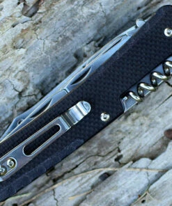 Ruike LD51-B Trekker, 3.35" 12C27 Plain Blade, Black G-10 Handle -Buck Knives Sales ld51b.1 57283.1566586059