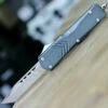 CobraTec Knives LGYFS-XLTNS Large FS-X Grey, 3.50" D2 Steel Tanto Blade, Anodized Aviation Aluminum Handle