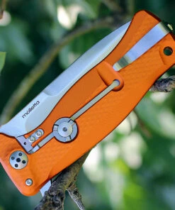 LionSteel Lion Steel SR-11 Aluminium Orange SR11AOS, 3.70" Sleipner Plain Blade -Buck Knives Sales lstsr11aos.3 40637.1566585877