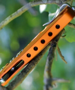 LionSteel Lion Steel SR-11 Aluminium Orange SR11AOS, 3.70" Sleipner Plain Blade -Buck Knives Sales lstsr11aos.5 18607.1566585878