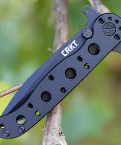 CRKT M21-10KSF Spear Point, 3.1" 8Cr13MoV Combo Blade, Stainless Handle -Buck Knives Sales m21 10ksf.3 1 15091.1566585888