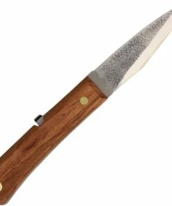 Mikihisa Double Bevel Moroha Folder, Cherry Wood Handle, 4" Blue Paper Steel