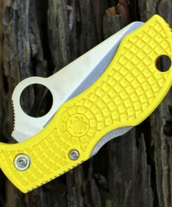 Spyderco Knives Spyderco MYLS Manbug Salt, 1.9" H1 Serrated Blade, Yellow FRN Handle 7 Spyderco Knives Spyderco MYLS Manbug Salt, 1.9" H1 Serrated Blade, Yellow FRN Handle -Buck Knives Sales myls.2 24197.1566585903