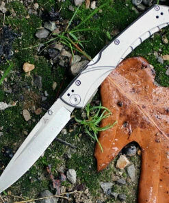 Nemesis NK-19 MPR-1 Titanium Folder, 3.44 in VG-10 Plain Blade, Titanium Handle