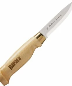 Rapala NK26292 Classic Birch Drop Point, 3.75" 420 Plain Blade, Birch Handle