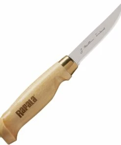 Rapala NK26297 Classic Birch Bird Knife, 3.75" 420 Plain Blade, Birch Handle