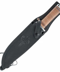 Fallkniven Njord Northern Light (5.9" Satin VG10) Stacked Leather - Leather Sheath NL3L -Buck Knives Sales nl3l sheath 49413.1627660409