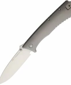 Ontario 1776 Cerberus , 5" D2 Plain Blade, Titanium Handle
