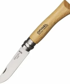 Opinel No 7 OP00693, 4" Closed. Beechwood Handle-015356