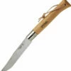Opinel Giant Knife No13 OP22136, 10 7/8" Closed, Stainless Clip Blade, Beechwood Handle-221360
