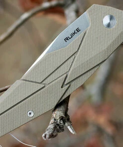 Ruike P138W, 3.5" 14C28N Plain Blade, Desert Tan G-10 Handle -Buck Knives Sales p138 w.2 39103.1566585949
