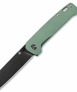 QSP Knife QSP Penguin Frame Lock - Green SW Ti (3" 154CM Black SW) QS130-Y