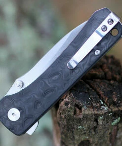 QSP Knife Hawk Linerlock QS131-C, 3.225" CPM S35VN Plain Blade, Carbon Fiber Handle -Buck Knives Sales qs131c.2 60630.1603827945