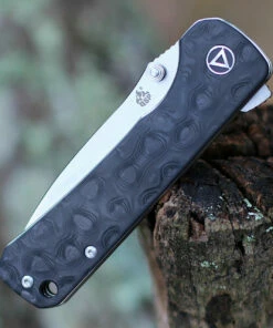 QSP Knife Hawk Linerlock QS131-C, 3.225" CPM S35VN Plain Blade, Carbon Fiber Handle -Buck Knives Sales qs131c.3 21832.1603827945