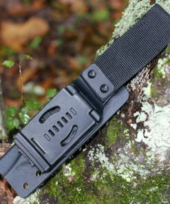 QSP Knife Bison Fixed Blade QS134-C, 4.5" D2 Satin Plain Blade, Green Linen Miarta Handle -Buck Knives Sales qs134c.2 02782.1603917140