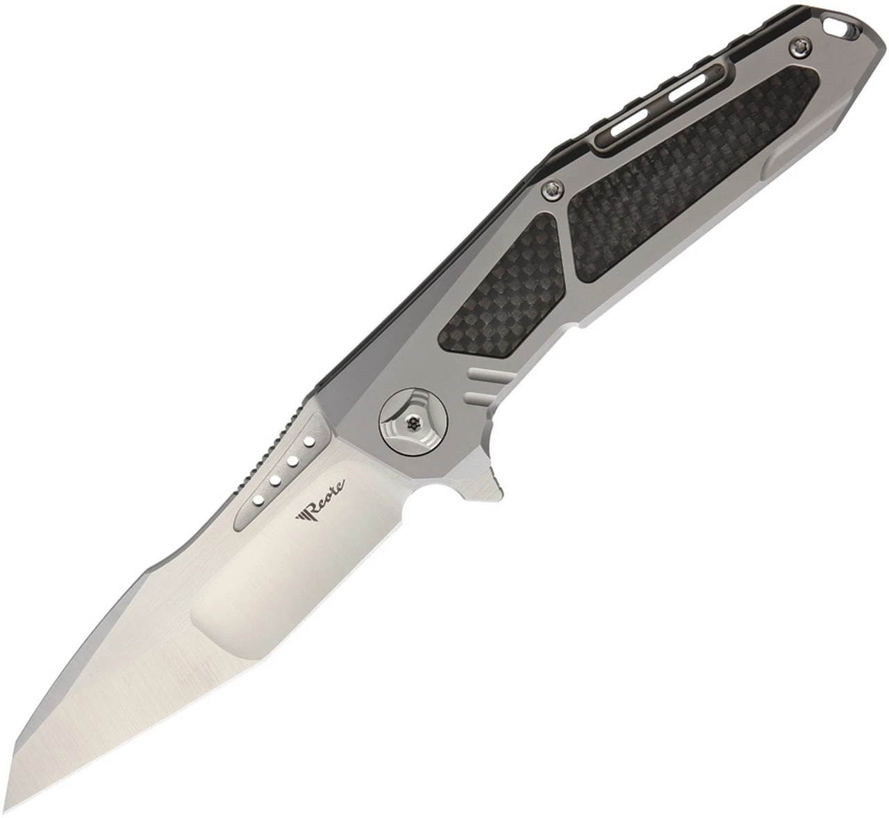 Reate Knives K3TSCF, 3.75" CTS-204P Tanto Blade, Carbon Fiber/Titanium Handle 1 Reate Knives K3TSCF, 3.75" CTS-204P Tanto Blade, Carbon Fiber/Titanium Handle