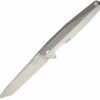 Rike Knife 1507T Framelock, 3.75" CTS-204P Tanto Blade, Titanium Handle