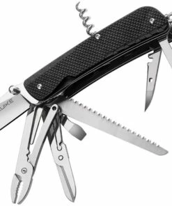 Ruike L51-B Criterion Collection, 3.35" 12C27 Plain Blade, Black G-10 Handle