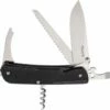 Ruike LD32-B Trekker, 3.35" 12C27 Plain Blade, Black G-10 Handle