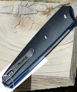 Ruike P848-B, 3.3" 14C28N Plain Blade, Black G-10 Handle -Buck Knives Sales rkep848b.2 62174.1566586047