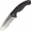 Ruike P852-B, 3.5" 14C28N Plain Blade, Black G-10 Handle