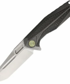 Rike Knife Thor1 Integral Framelock, 3.75" CTS-204P Tanto Blade, Carbon Fiber/Titanium Handle